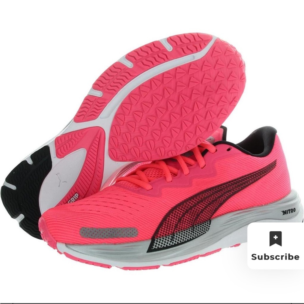 Puma | Velocity 2 Nitro Running Shoes | Hot Pink/Coral | MSRP $120 | Women's 8 - Picture 2 of 14